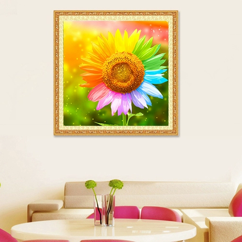 青飞 Подсолнечный бриллиант живопись гостиной спальня полная алмаза алмазооооооооооооооте7STITH DIAMOND -