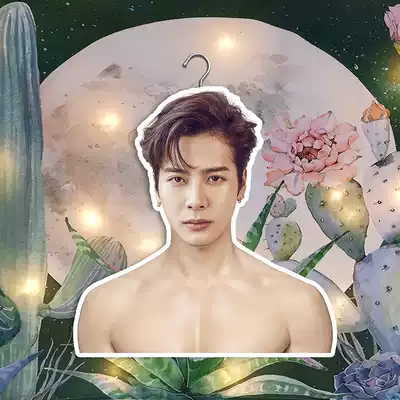 GOT7 Wang Jia'er with the same peripheral star humanoid hanger avatar character to send posters girls ' day gifts custom made