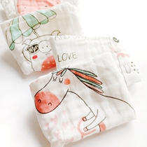 Baby children cotton gauze handkerchief baby combed cotton mouth wipe water towel newborn cotton feeding spit milk hiccup square towel