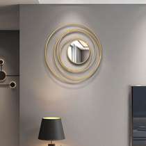 Simple modern light luxury metal wrought Wall wall hanging living room dining room wall decoration pendant porch wall hanging