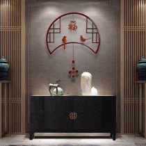 New Chinese living room wall decoration pendant creative home new Chinese bedroom room fan decoration accessories