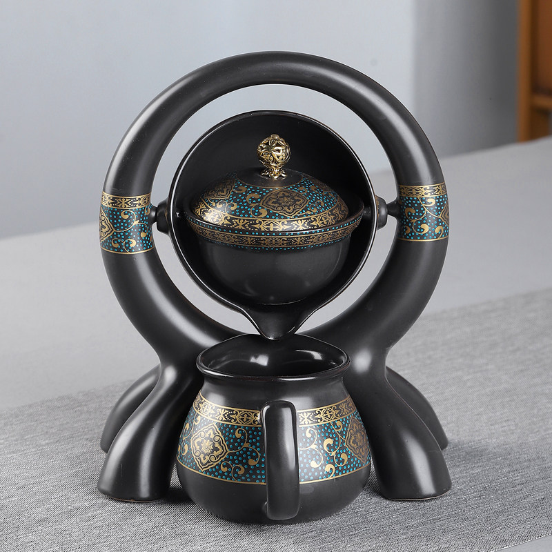 Xiaoyao bubble semi-automatic tea maker single household lazy tea Bretter anti-scalding ceramic teapot kung fu tea breiler