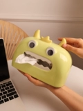 Beihamei Ins Sdizy Wind Monster Ceramic Compue Box Home Living Coffee Table Стол столика высокая стоимость рисование картон