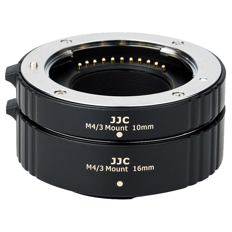 JJC适用松下奥林巴斯微距环M43相机近摄接圈微单OM-3 EM10II EM5II OM-5 GH7 GX85 G9M2 OM1II转接圈自动对焦
