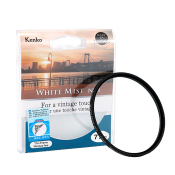 Kenko White Mist Soft Focus Lens, White Mist Lens, Soft Light Lens, Portrait Dreamy Blur Filter, Micro-Slr Camera Soft Focus Lens, Old Lens Light Spot Diffusion Effect, Backlight Portrait Photography