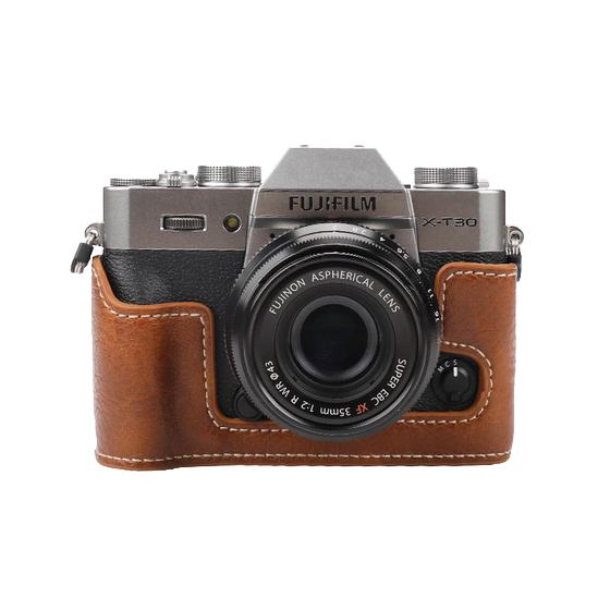 
Suitable for Fuji XT5 XT30 Protective Case XT30II X-T4 X-T3 Leather Case X-H2S Camera Base XT4 X3 XT2 XH2 XH2S Camera Pack Protective Case Micro-Single Digital Accessories