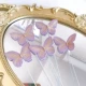 10 Peacock Blue Purple Emelcodery Butterfly 10
