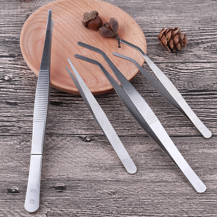 Stainless steel tweezers clamps diy baking tool cake fake frost biscuit decorated tweezers