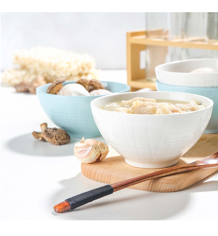 Shun cheung profusion miro Japanese - style tableware suit household ceramic bowl of one single food dishes suit simple job