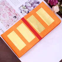 Chaoshan festival paper money supplies real tin foil printing imperial treasure silver ingots money reveal pure handmade red paper strip big gold