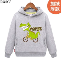 Езда на велосипеде серого капюшона (плюс бархат)