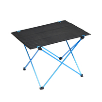 Outdoor folding tables and chairs ultra-light portable picnic table self-driving tour wild aluminum alloy barbecue camping table
