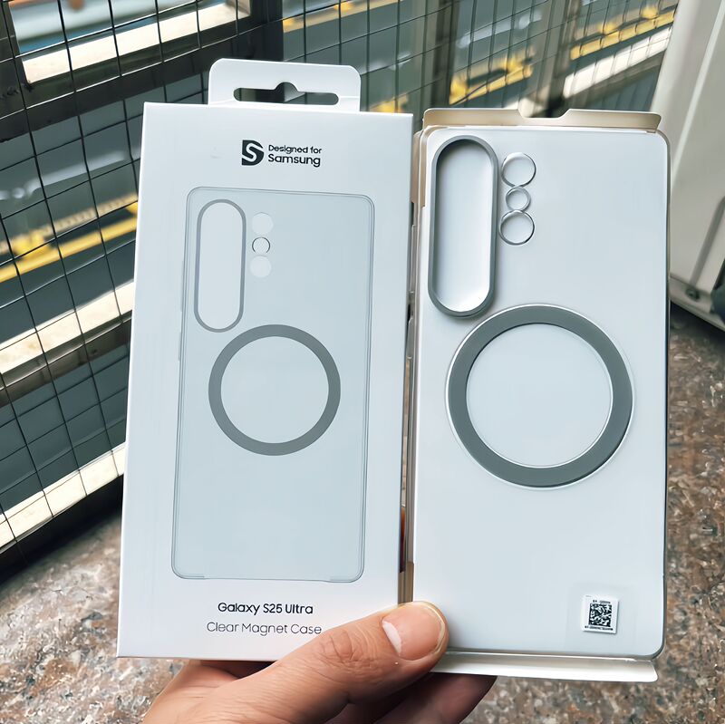 Suitable for Samsung S25 Ultra Magnetic Transparent Case, S23+ Original Same Model Transparent Case, Samsung S24 Ultra Magnetic Case, Official Original Factory Same Model Transparent Case, S22 Skin-Friendly Feel, Samsung S26