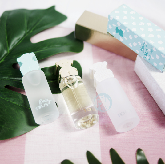 Q edition collection gift box Tous peach bear 15ml portable bear baby pure gold small bear cute