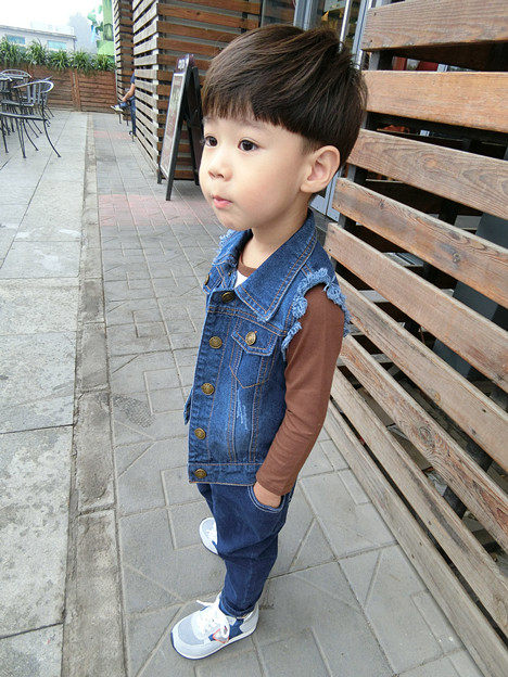 Gilet enfant MR.WANG en toile - Ref 2069915 Image 19