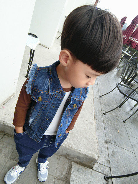 Gilet enfant MR.WANG en toile - Ref 2069915 Image 22