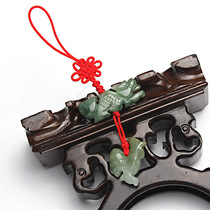 This Life Year Pendant Chicken Dragon Vibe Red Rope Key Buckle Mobile Phone Pendant Pendant Accessories Accessories Natural Jade