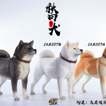 Spot JxK Studio Jxk007 1 6 Akita dog model soldier pet ornaments