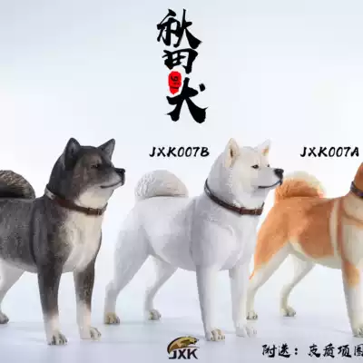 Spot JxK Studio Jxk007 1 6 Akita dog model soldiers pet ornaments