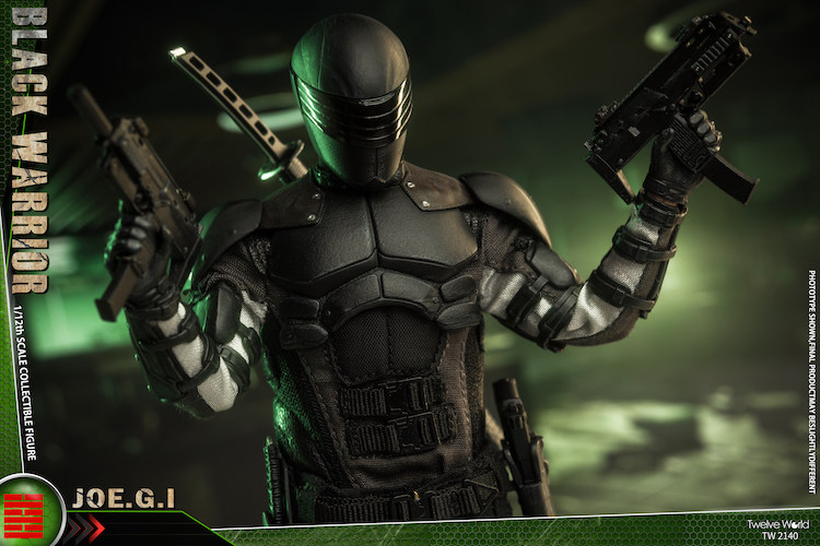 Twtoys TW2140 Snake GI Joe 1/12 スネック TWTOYS TW2140 1/12 Black Samurai G.I.Joe Snake Eyes 6