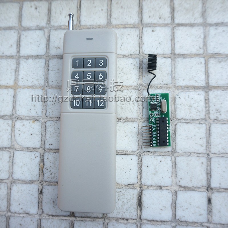 Remote 4 km level remote control ultra-outer difference anti-interference reception module M4 point motion T4 self-lock L4 interlock