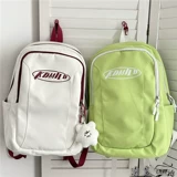 Школьный рюкзак, универсальная вместительная и большая японская ретро сумка через плечо, в корейском стиле, для средней школы, простой и элегантный дизайн