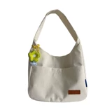 Брендовая японская демисезонная универсальная вместительная и большая сумка на одно плечо, Южная Корея