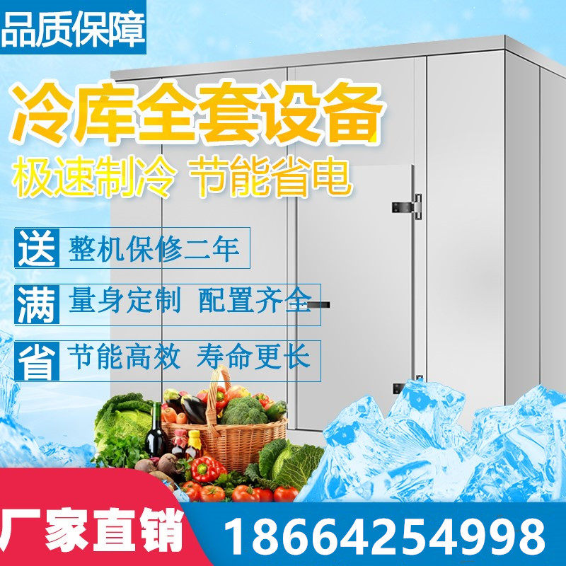 Guangdong Refrigeration Depot Full Range Equipment Small Preservation Frozen Ice Library Engineering Installation Frozen Emergency Freeze Freezer Group Customized