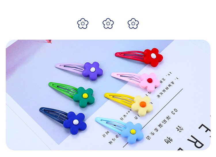 Butterfly love jade ins Xuan ya tong qu wind flowers BB lovely soft TaoXiaoHua clip hairpin Liu Haibian clip, Japan and South Chesapeake