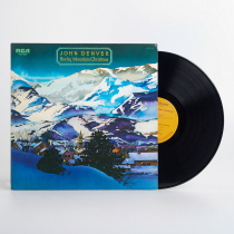 Black Glue 12 "LP John Denver JOHN DENVER ROCKY MOUNTAIN CHRISTMAS