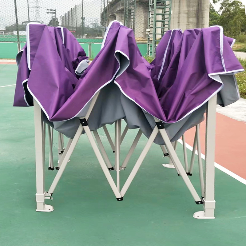 Bold outdoor four-legged advertising folding tent parking sunshade rainproof shed night market barbecue stall telescopic umbrella