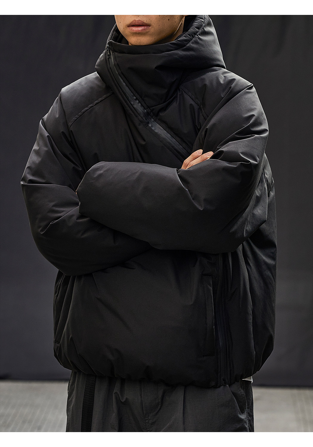 Winter Ski Parka Jacket Men Women Fashion Loose Padded Cotton Hooded Jacket Cityboy Streetwear Hoody Parkas Coat Outerwear