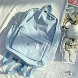 Японский Harajuku, шикарный винтажный стиль, однотонный рюкзак, корейская версия, простая мягкая школьная сумка для девочек, кампусный рюкзак