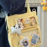 Японская брендовая сумка на одно плечо, вместительная и большая сумка через плечо, для средней школы