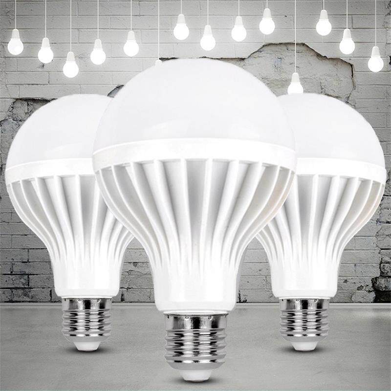 LED bulb pink 3w5w7w9w12w15w18w20 watt light source E27 white light warm yellow light energy-saving lamp powder light