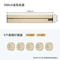 Матовый светильник с рельсами, 100см