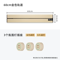 Матовый светильник с рельсами, 60см