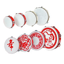 Childrens Xinjiang dance props Orff professional percussion drummer rattle drum music kindergarten teacher