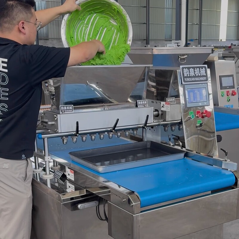 3D Cookie Decorating Machine, Fully Automatic Wire Cutting Karla Stick Biscuit Machine, Cupcake Batter Filling Machine