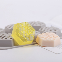 Love Soap Workshop Six To Honeybee Rhomboid Cellular Soap Sharper Handmade Soap Silicone Model DIY Soap Silicone Gel Soap Mold