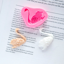 Love Soap Shop Swan mold handmade DIY soap silicone mold chocolate silicone mold about 6 grams of soap