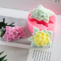 Love Soap Shop Single-hole flower cluster mold handmade DIY soap silicone mold chocolate silicone mold about 16 grams of soap