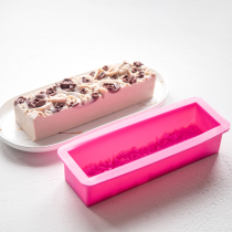 Love soap square rectangular rose shading silicone mold DIY hand soap silicone mold out soap about 600 grams