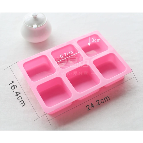 Квадратное мыло ручной работы, китайская силиконовая форма, новая коллекция, DIY