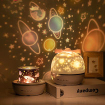Dream Romantic Starry Sky Projection Lamp Full of Star Rotation for Childrens Birthday Gift Girlfriend Bluetooth Speaker