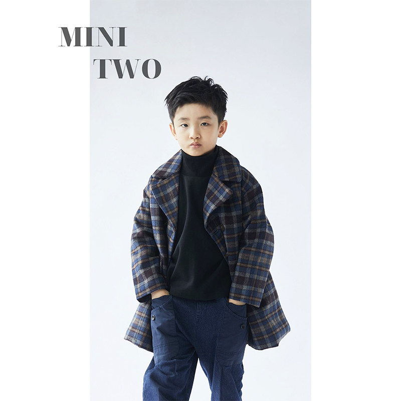 MT Children's Clothing Boys in Big Children's Hairy Costume Costume Winter Costume Two-row Children's Long Clothes