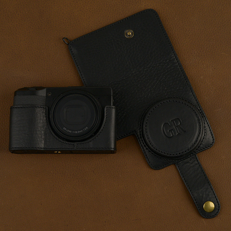 VR original cow leather Ricoh light GR3 gr3 leather cover GRiii protective sheath leather cover camera bag camera leather cover