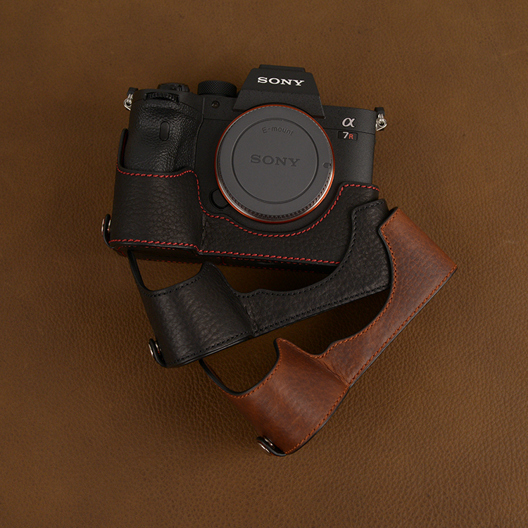 VR original Sony A7RM4 A9M2 A7RM3 A7M3 A7M2 leather case Camera bag Leather protective case half set