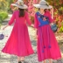 Câu chuyện quốc gia phong cách mới Phong cách Trung Quốc thương hiệu tốt xu hướng quần áo phụ nữ thêu mới mùa xuân và mùa hè cotton và váy lanh phụ nữ - Sản phẩm HOT