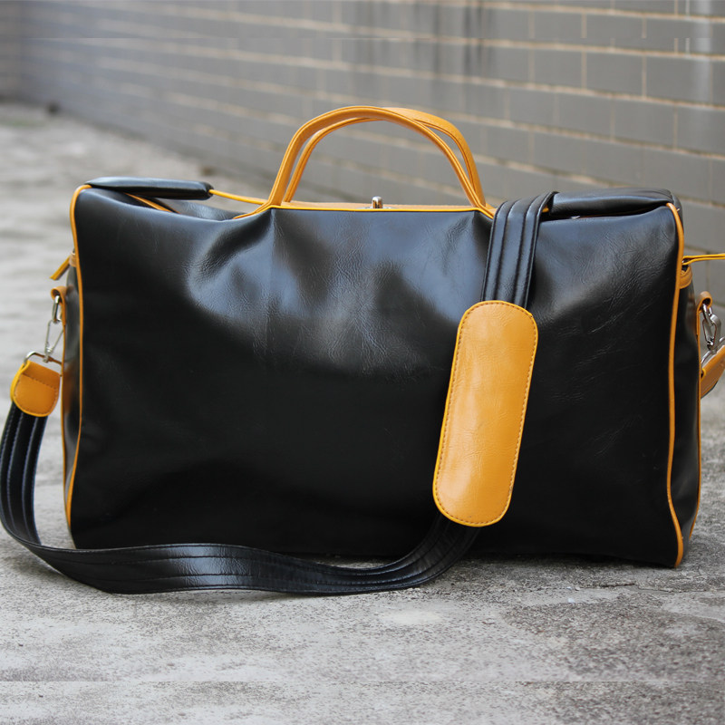 Travel bag shoulder travel bag female short-distance waterproof handbag clothes luggage bag travel bag male student luggage bag